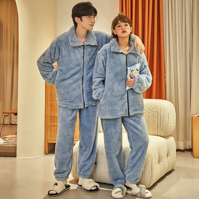 Plush Couple Thickened Suit