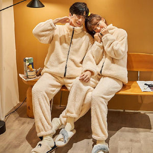 Plush Couple Thickened Suit