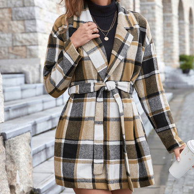 Casual Check Lapel